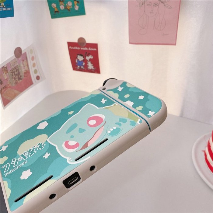 cilleの屋 任天堂 Nintendo Switch 軟皮套遊戲機手柄保護器軟蓋遊戲和遊戲機