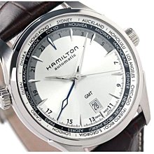 HAMILTON 漢米爾頓 手錶 Jazzmaster GMT 42mm 第二時區 機械錶 男錶 H32605551