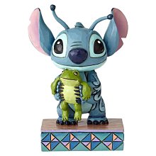 41+ 現貨 Enesco Disney 迪士尼 史迪奇與青蛙 塑像 公仔 045544939966 小日尼三