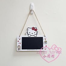 ♥小花花日本精品♥Hello Kitty 三麗鷗 掛式小黑板 留言板~3