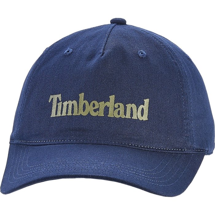 Timberland 棒球帽 老爹帽 Wordmark 海軍藍 純棉 美國購入 保證正品