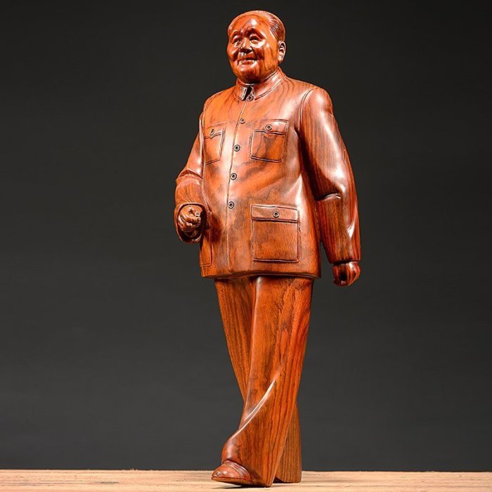 花梨木質雕刻鄧小平人像擺件家居客廳領導辦公室公司裝飾商務禮品~特價
