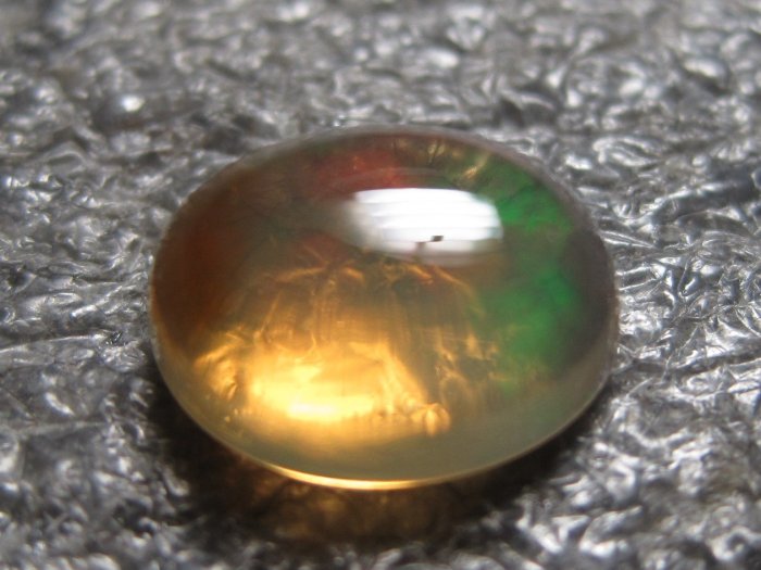 【John's琉璃仙境】@天然墨西哥火閃火蛋白石Flash Fire Opal@(M99)2.4750CT特價只售首標~