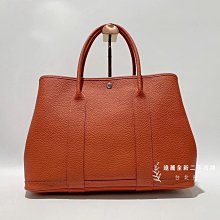 A11437 Hermes 2V貴妃紅VacheCountry皮馬頭內襯garden party/GP36 (台北店)