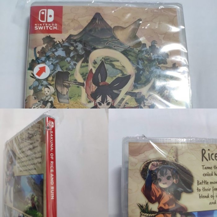 【新品瑕疵】NS Switch 天穗之咲稻姬 天穗種稻姬 中英日文美版 Sakuna of Rice and Ruin