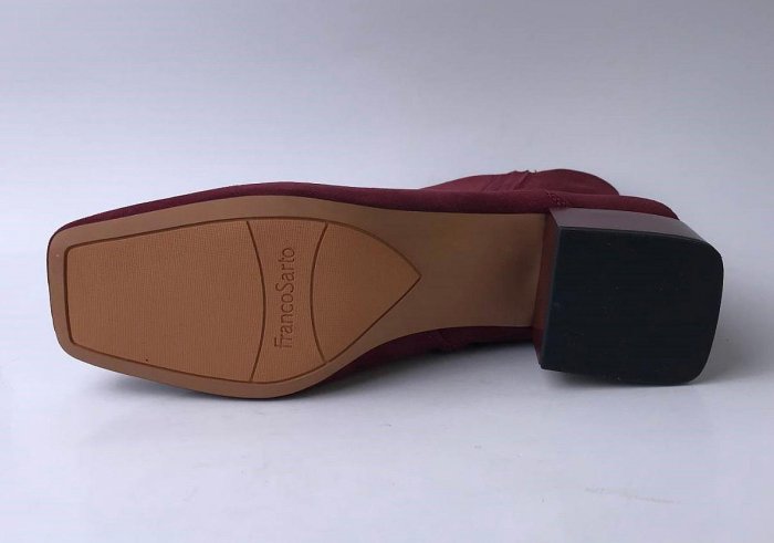 念鞋P965】franco Sarto 真皮中跟短靴  US10(26.5cm)大腳,大尺,大呎