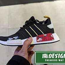 南🔥2022 11月 ADIDAS OG THEBE MAGUGU X NMD_R1 小花 聯名 女 黑 GX2074