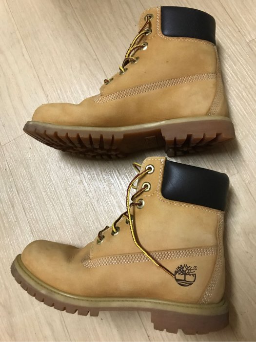 二手美品。TIMBERLAND黃色靴6.5號| Yahoo奇摩拍賣