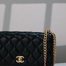 【新品直播】CHANEL 黑羊山茶花鍊WOC