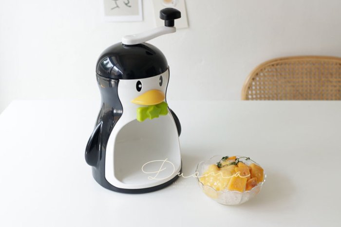 現貨 刨冰機預-定 韓國 夏天的快樂 可愛企鵝仔刨冰機手動綿綿冰刨冰機