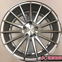 【超前輪業】編號(412) MAHOM 類 VOSSEN VFS2 19吋鋁圈 5孔114.3 5孔108 銀底車面