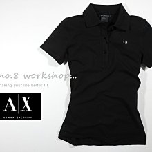 (XS)【NG挖寶區女生館】【A/X ARMANI 短袖POLO衫】【NGAXG003C2】