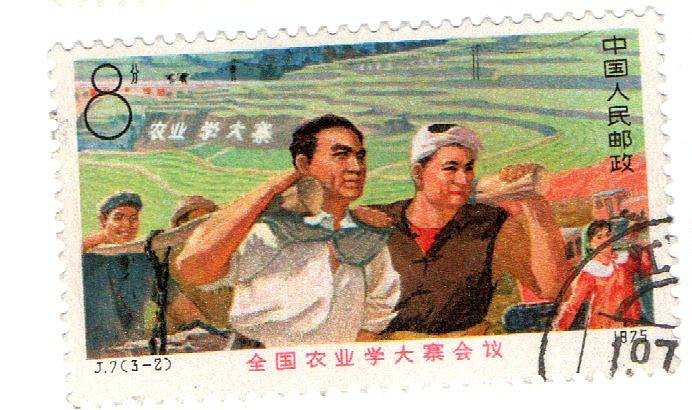 (Y769) 1975 大陸農業學大寨會議紀念郵票   1枚  Scott#1243