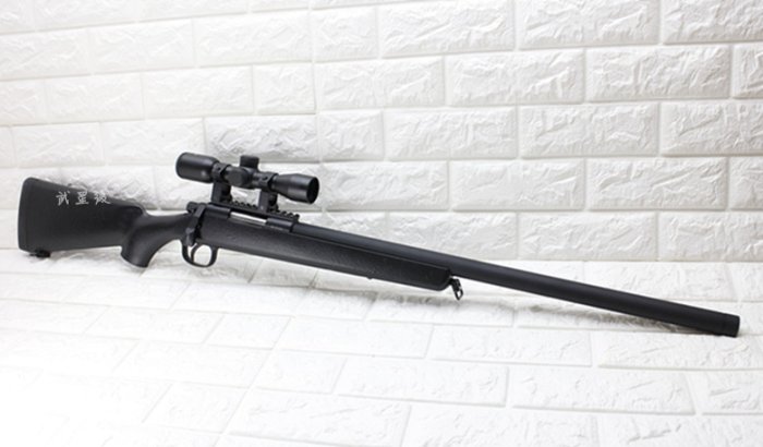台南 武星級 BELL VSR 10 狙擊槍 手拉 空氣槍 狙擊鏡 黑 + 0.3g 環保彈 (倍鏡瞄準鏡MARUI