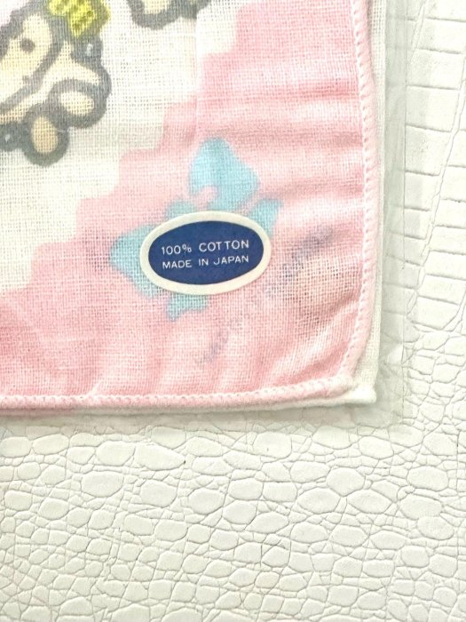 全新 日本製 粉色 三麗鷗手帕 純棉 補描述