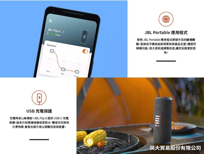 平廣 JBL FLIP6 FLIP 6 藍芽喇叭 正公司貨保1年 可防塵水 另售GO3 CHARGE TUNER2