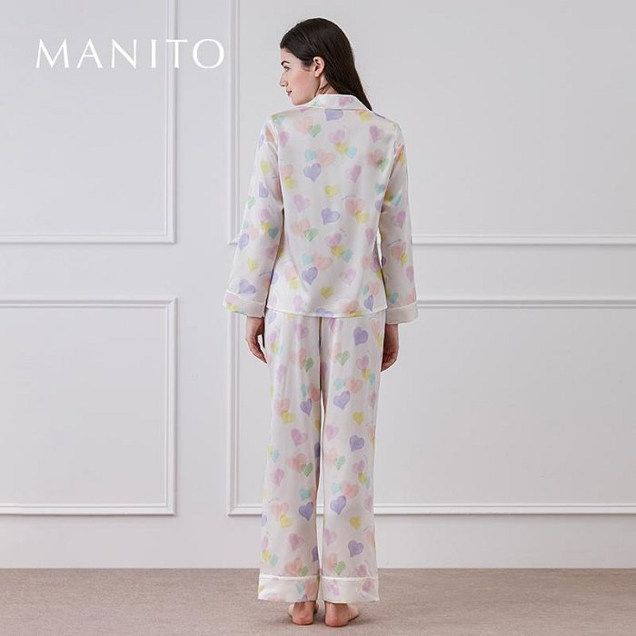 MANITO/曼尼陀Vivid靈動系列睡衣套裝桑蠶絲家居服