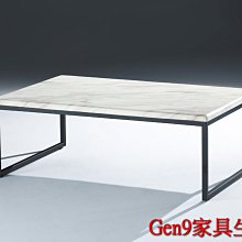 Gen9 家具生活館..888爵士白石面4.3尺大茶几-CX:634-2..台北地區免運費!!