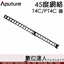 愛圖仕 Aputure amaran T4c / PT4c 45度網格 45°Grid／棒燈 格柵 控光網 塑光罩 蜂巢 蛋格