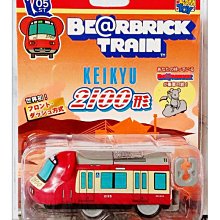 =海神坊=日本原裝空運 940057 BE@RBRICK TRAIN 京急 2100形 庫柏力克熊 模型 擺飾經典收藏品