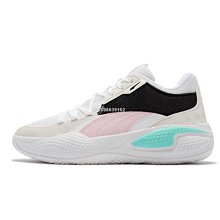 【代購】Puma Clyde Hardwood 白黑粉 防滑運動休閒籃球鞋195662-02男鞋