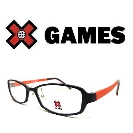 《黑伯爵眼鏡精品》X GAMES 復古手工 超輕量 黑色塑鋼鏡架 重量：14公克 超輕耐變形 橘301