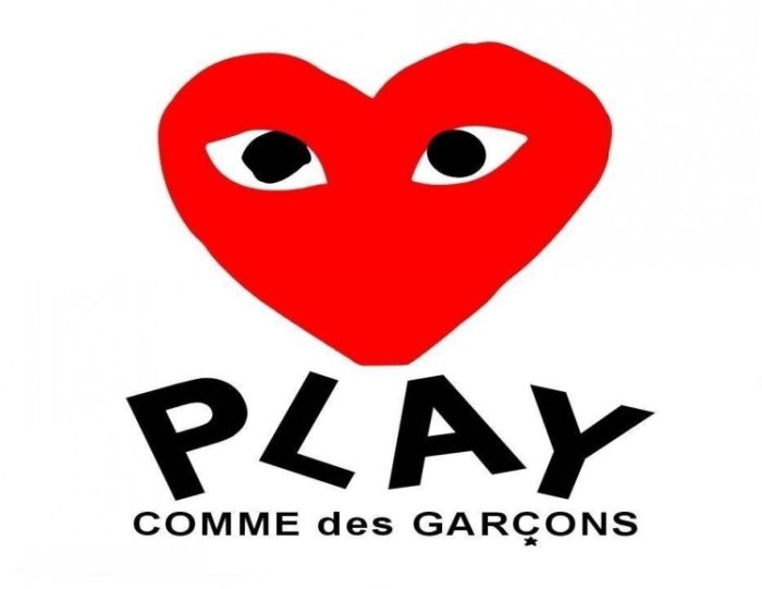 KOKO代購PLAY COMME des GARCONS川久保玲CDG 印花男女款連帽拉鏈衛衣