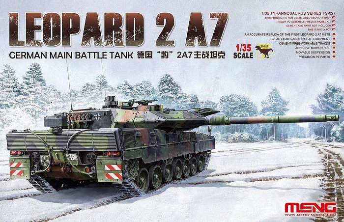 MENG TS-027 135 German Main Battele Tank Leopard 2