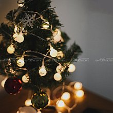 LED 圓球/星星 造型燈串 USB款 3米20燈暖白光 聖誕燈串婚 裝飾用品 攝影道具 ☆司麥歐LED精品照明