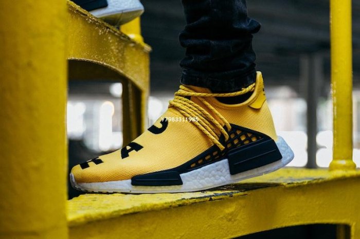 Adidas Originals Nmd Human Race 休閑運動 慢跑鞋“ Yellow”黃色 Bb0619 男女鞋