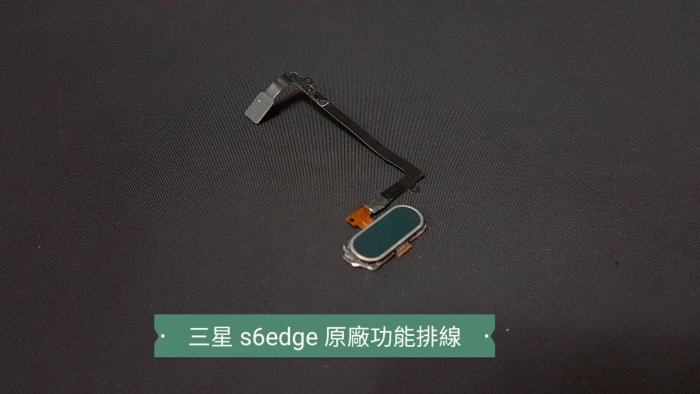 ☘綠盒子手機零件☘三星 s6edge 原廠功能按鍵排線(墨綠色)