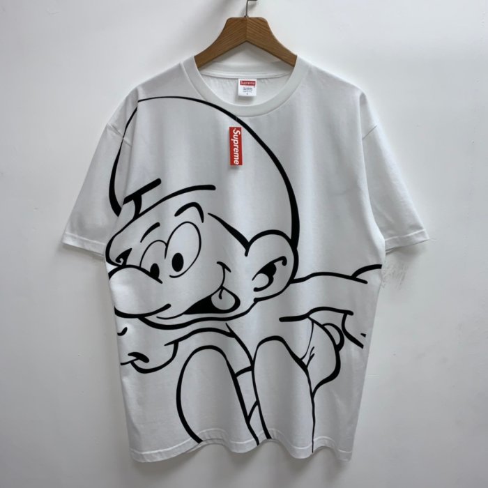 Supreme Smurfs Tee White | Yahoo奇摩拍賣