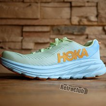 週日結標 Retro CLUB【一元起標】【二手】法國 HOKA ONE ONE W Rincon 3 Wide 漸層藍 輕量化慢跑鞋 F24437