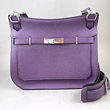 [我是寶琪] 侯佩岑二手商品 HERMES 紫色 Jypsiere 包