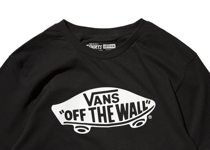 【 K.F.M 】VANS OTW T-Shirt 經典滑板Logo 短Tee 黑色