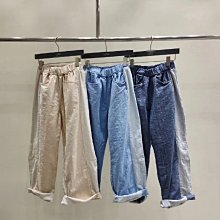 【2023山東七月號】23SS！韓國製  YOOM  拼接感寬褲