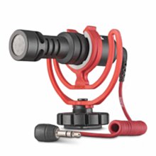 〔現貨〕RODE VideoMicro 微型 指向性 麥克風【紅色支架】Video Micro 附兔毛 正成公司貨