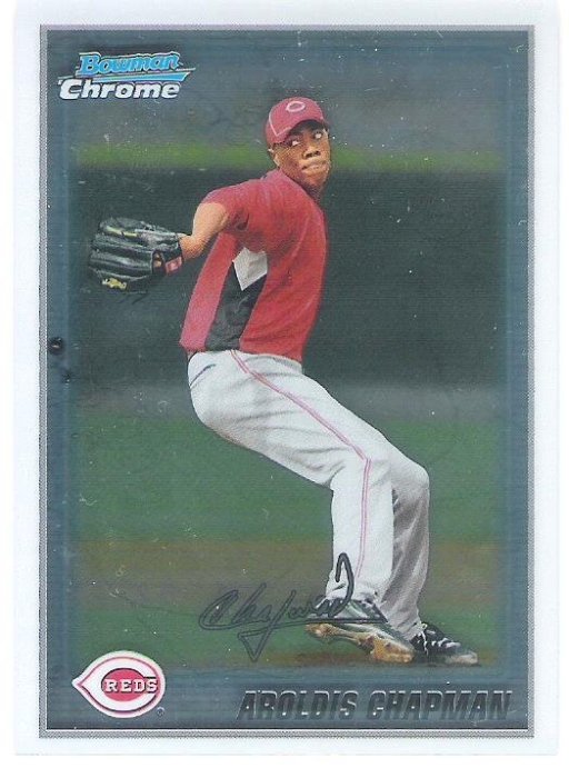 2010 Bowman Chrome #BCP199  AROLDIS CHAPMAN  ROOKIE RC  新人卡