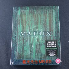 [藍光先生UHD] 駭客任務 UHD+BD 三碟泰坦鐵盒版 The Matrix