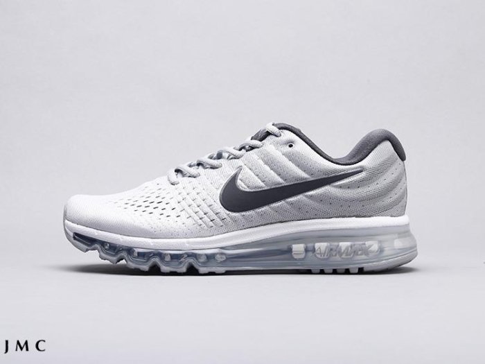 NIKE AIR MAX 2017 氣墊 黑灰白 運動慢跑鞋 男鞋 849559-101