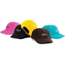 【日貨代購CITY】2022SS Supreme Chenille 6-Panel 老帽 黑色 帽子 現貨