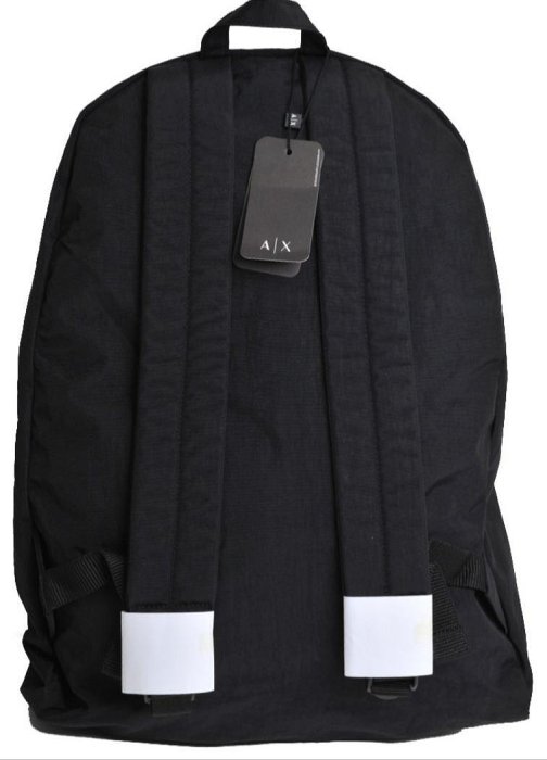 全新美國 AX 阿曼尼 A|X Armani Exchange backpack 黑色防水輕量後背包