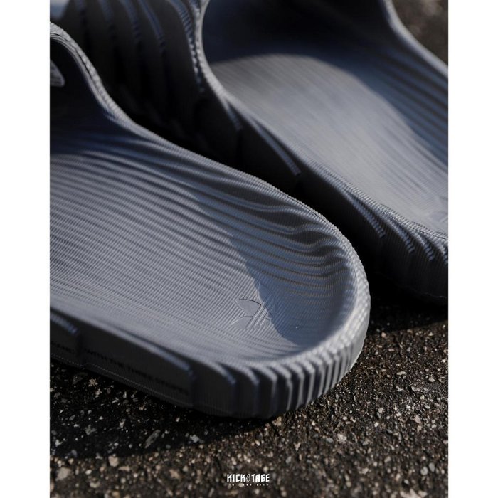 ADIDAS ADILETTE 22 SLIDES 鐵灰色 波紋 防水拖鞋 男女鞋【HP6522】yeezy平民版