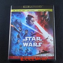 [藍光先生UHD] 星際大戰9九部曲：天行者的崛起 UHD+2BD 三碟限定版 Star Wars - 無中文字幕