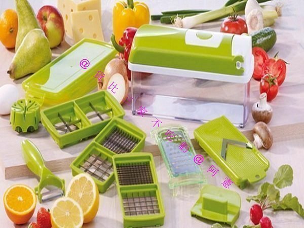 @貨比三家不吃虧@ Nicer Dicer Plus 切菜器 好神切 切丁器 購物台 多功能蔬果處理器