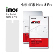 【iMos】3SAS系列保護貼 小米 紅米 Note 8 Pro (6.53吋) 超潑水、防污、抗刮