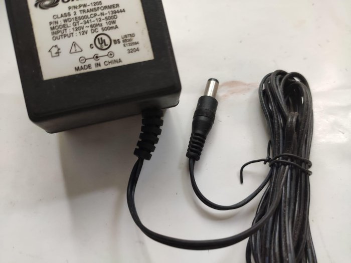 crestron GT-341-12-500D 整流器 .變壓器AC 120v to DC 12v 500ma 台中可自取