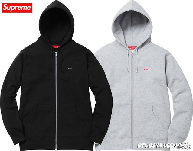 超搶手】全新正品2017 Supreme Small Box Zip Up Sweat 小BOX外套灰色L