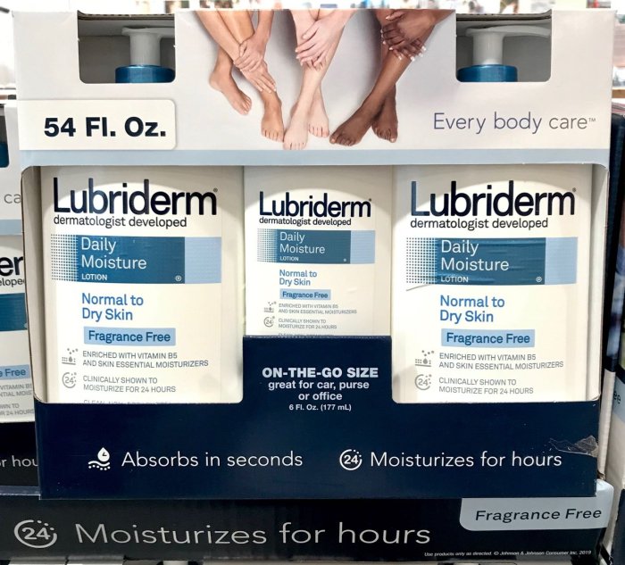 Costco好市多 LUBRIDERM 身體滋潤保濕乳液無香型 709ml x2入 附 177ml x1入 body lotion