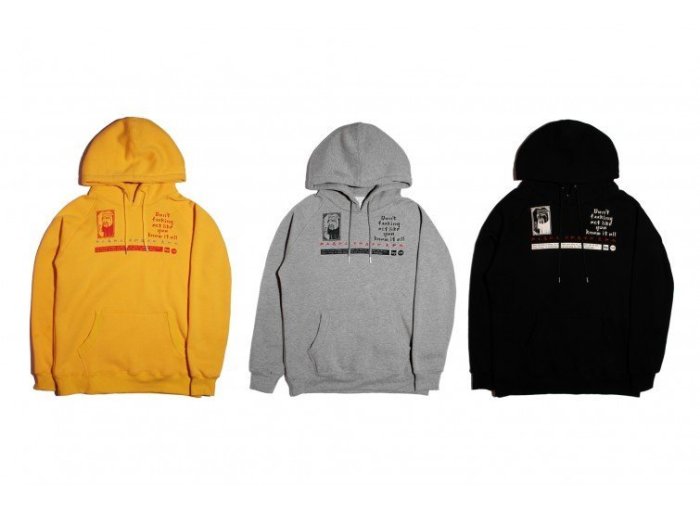 { POISON } LESS YOU KNOW NOTHING HOODIE 知之為知之,不知為不知,是知也 帽TEE